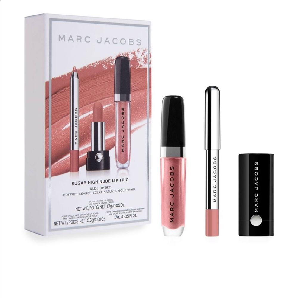 Marc Jacobs Lipstick , Gloss , & Liner brand new !